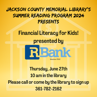 Financial Literacy for Kids (R Bank) @ SRP 2024